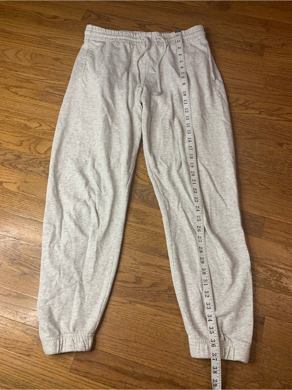 J.O & CO. Heather Gray Fleece Joggers Sweatpants Women's Size L - Picture 5 of 9